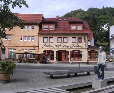 Pension Jung, Baeckerei-Konditorei & Cafe Ruhla Bagian luar foto